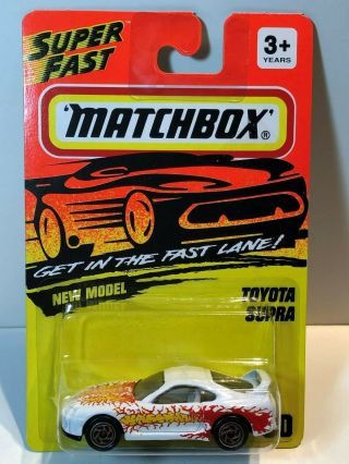 Matchbox Mb30 Toyota Supra Turbo White