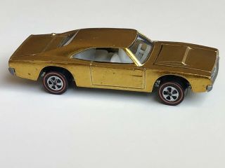 Hot Wheels Redline Custom Charger 1969 Gold (honey Gold ?)