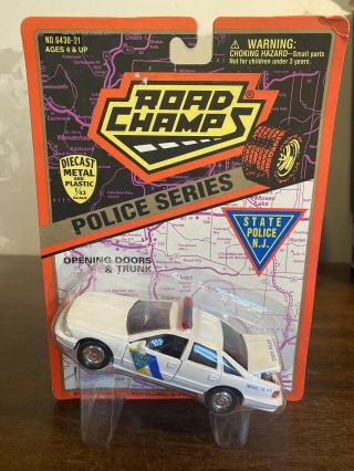 Road Champs Nj State Police Cruiser 1996 Chevy Caprice Diecast