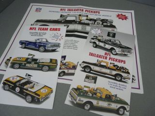 Brochure Only (no Car) - 1/24 - Danbury - Nfl Team Tailgater Pickups/cars