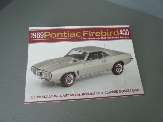 Flier - Brochure Only (no Car) - 1/24 - Danbury - 1969 Pontiac Firebird 400 Coupe
