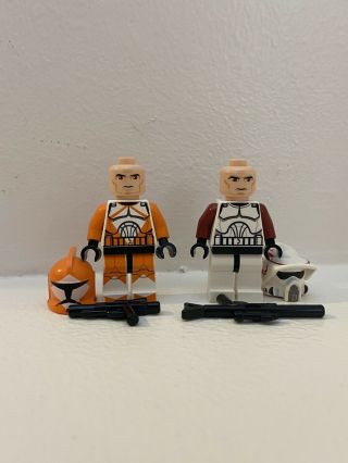 Lego Star Wars Clone Trooper Arf Elite& Bomb Squad Clone Trooper Set 9488 & 7913
