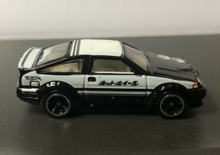 Hot Wheels Toyota Ae - 86 Corolla Black White Loose