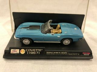 - Ray 1967 Chevrolet Corvette Convertible Blue 1:43 Diecast