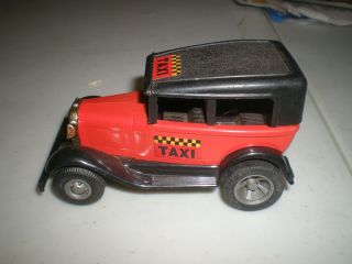 Vintage Mini Tonka Hot Rod Taxi Model A Ford Sedan