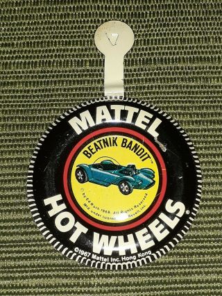 Vintage Hot Wheels Redline Button For A 1967 Beatnik Bandit.