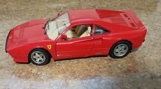 Bburago Ferrari Gto 1/18 Model Car Made In Italy 1984