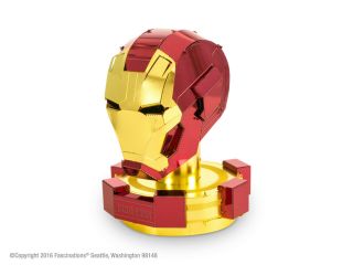Metal Earth Avengers Iron Man Helmet 3d Metal Model,  Tweezers 33243