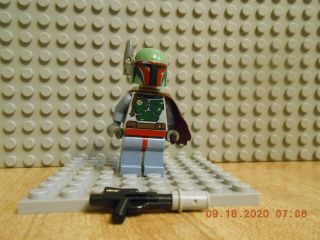 Lego Star Wars Boba Fett Minifigure From 8097 Euc Authentic Lego