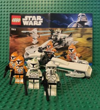 Lego Star Wars Clone Trooper Battle Pack (7913) - Complete W/ Instructions