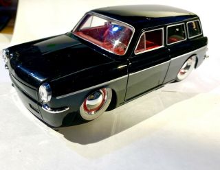 Jada Vdub$ 1965 Volkswagen Squareback Black Jada Toys 1:24 Vhtf Low And Furious