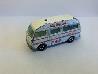 Tomy Tomica No.  36 Nissan Caravan Ambulance Doctor Car 1/67 Scale Made In Japan
