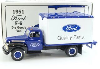 1951 Ford F - 6 Dry Goods Van Ford Quality Parts First Gear 1:34 20 - 1123