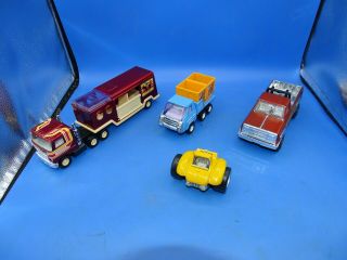 3 Vintage Mini Cars & Trucks Buddy L,  Tonka,  Structo Weird Wheels Buzzin Buggy