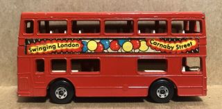 Vintage 1972 Lesney Matchbox Superfast No.  17 The Londoner Bus Double Decker