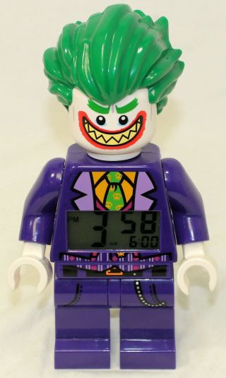 Lego Dc Comics Batman Joker Minifigure Digital Clock