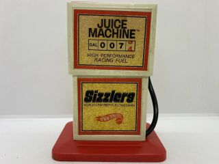 Vintage 1969 Mattel Toys Red Line Hot Wheels Sizzlers Juice Machine Gas Pump