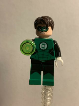 Authentic Lego Heroes Green Lantern Minifigure W/ Green Tile 76025