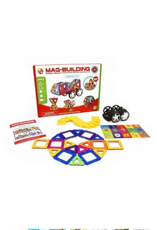 Magnetic Building Blocks,  Construction Toy For Kids Premium Quality 2d & 3d B.