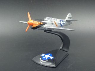 Wwii Curtiss P - 40 Warhawk Plane Army Military 1:144 Scale Diorama Diecast Model