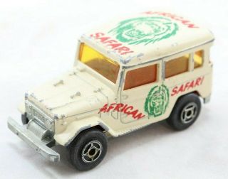 Vintage African Safari Toyota Majorette No.  277 4x4 Collectible Car France Jeep
