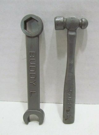 Buddy L Vintage Hard Plastic Tools Wrench Hammer For Pressed Steel Truck Vehicle