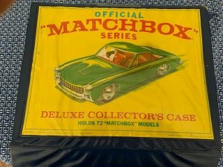 Vintage 1968 Official Matchbox 72 Car Collectors Case