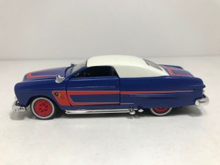 Tin Toys 1949/1950 Ford Custom Street Rod Blue 1:38 Diecast Pullback