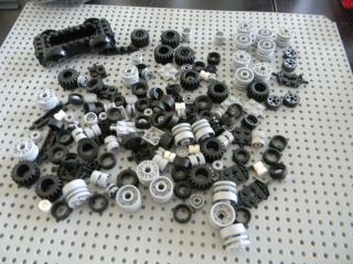 Lego - Assorted Wheels,  Tires And Axles