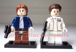 Han Solo & Princess Leia Star Wars Minifigures,  Stand The Mandalorian Clone Tesb