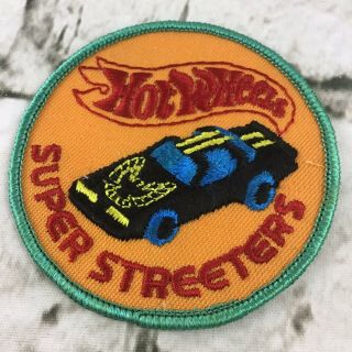 Vintage Hot Wheels Streeters Woven Patch 3” Round Collectible