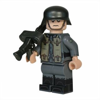 Lego Custom Ww2 Soldier Mg 30 Full Body Printing - - Brickarms Mg 34