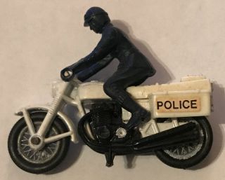 Vintage 1977 Matchbox Lesney Honda 750 Police Motorcycle - Made In England