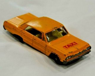 Vintage Matchbox Lesney No 20 Chevrolet Impala Taxi - Made In England