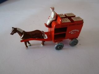 Vintage Matchbox Lesney Moko No.  7 Horse Drawn Pasteurised Milk Wagon