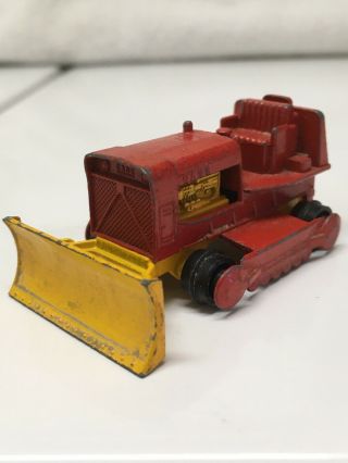 Lesney Matchbox Case Tractor No.  16 1969 Red Made In United Kingdom