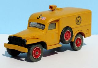 1989 Solido 1:50 1944 Dodge Wc - 54 4x4 Military Ambulance Truck Diecast Repainted