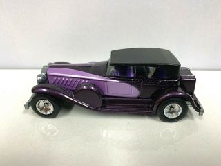 Hot Wheels Purple 1931 Duesenberg W/rr Whls 1996 American Classics Set Car