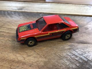 Hot Wheels Red Turbo Mustang Cobra - 1979 Hong Kong