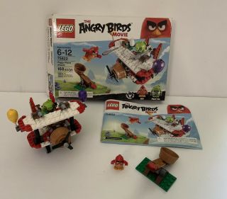 Lego The Angry Birds Movie Piggy Plane Attack 75822 Complete