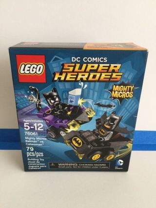 Lego Dc Comics Heroes Mighty Micros: Batman Vs.  Catwoman 76061 Moc