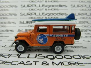 Johnny Lightning 1:64 Loose Orange Surf 1980 Toyota Land Cruiser W/hard Top