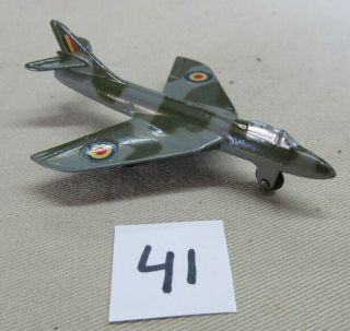 Vintage Dinky Toys Meccano 736 Hawker Hunter Jet Fighter Plane (41)