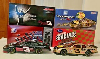 1998,  2003 Action Dale Earnhardt 3 Bass Pro Shops And Foundation (2) With Boxes