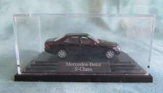 Wiking Mercedes - Benz S - Class Model Car With Case