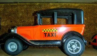 Vintage Mini Tonka Hot Rod Taxi Model A Ford Sedan -