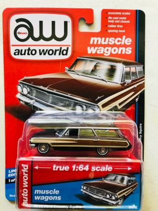 Auto World Muscle Wagons 1964 Ford Galaxie Country Squire Station Wagon Brown?
