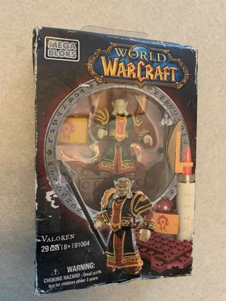 Mega Bloks,  World Of Warcraft,  Valoren Figure,  Kit 91004,  Nib,  2012