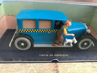 Voiture Miniature Tintin en Amérique Taxi au 1/43 2