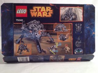 Lego Empty Box 75040 Star Wars General Grievous ' Wheel Bike (A30) 2